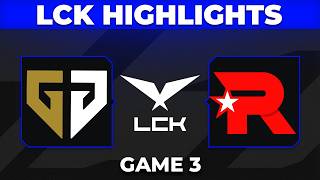 GEN vs KT Game 3 Highlights | LCK 2026 Rounds 3-4 | Gen.G vs KT Rolster