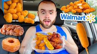 I Only Ate Walmart's Fresh Food for 24 HOURS! Grocery Menu Review!