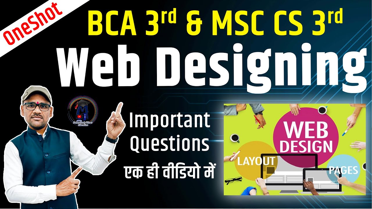 BCA and MSC CS 3rd Sem Web Designing | IMP + Previous Questions | One ...