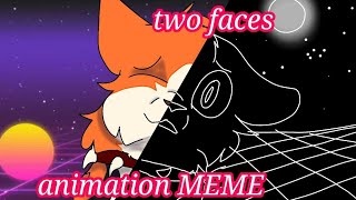 Animation meme Two faces