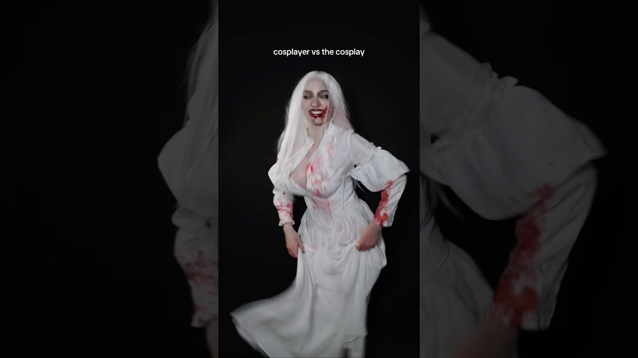 Cosplayer vs the cosplay! Not much difference tbh #residentevilrequiem #re9 #residentevil #cosplay