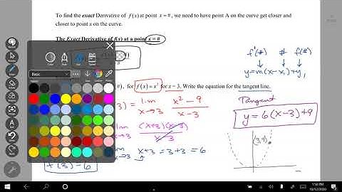 Unit 4 Day 3 Exact Derivative Video Notes