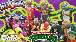Power Rangers Vs Tortugas Ninja Manito Y Maskarin