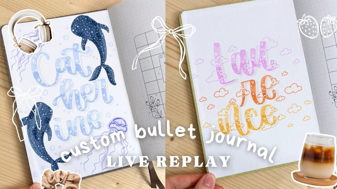 Live Custom Bullet Journal REPLAY November 10, 2025 | Packing Pre-Made Journals Order 1267-1274