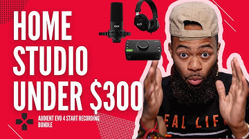 Home Studio Setup For Under $300 | Audient Evo Start Recording Bundle