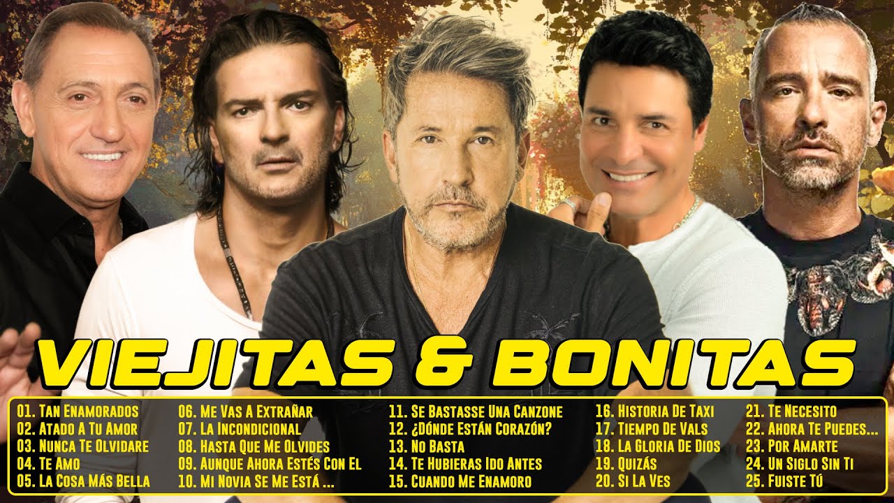 Ricardo Arjona, Ricardo Montaner, Luis Miguel, Chayanne, Franco De Vita Mix - Baladas Lo Mas Sonadas