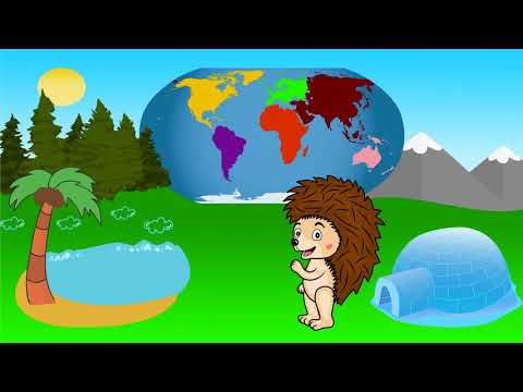 Континенты | Учим буквы и континенты | Мультики