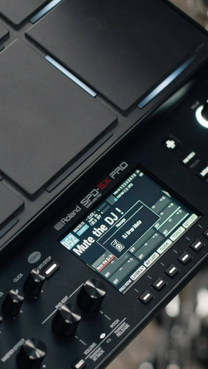 Drum like a DJ with 'DJ-Style Muting' on the SPD-SX PRO #spdsxpro