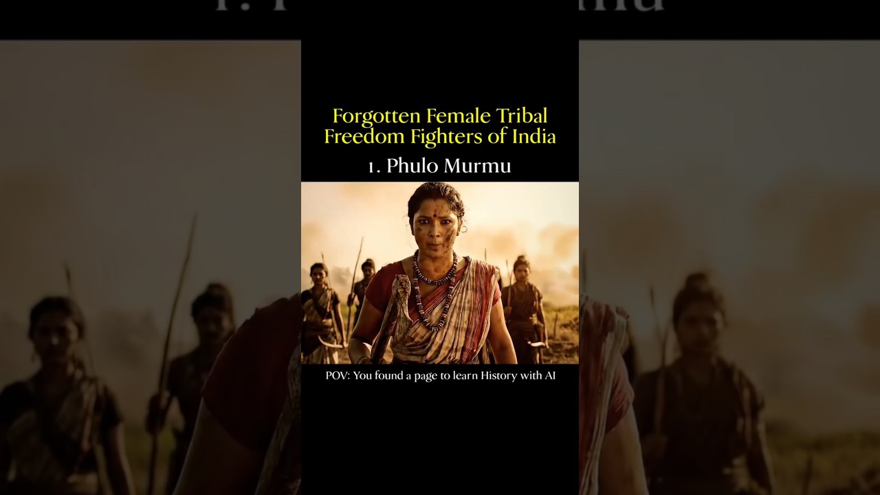 Female Tribal Freedom Fighters Of India🔥😲 