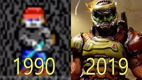 Evolution of id Software games 1990-2019