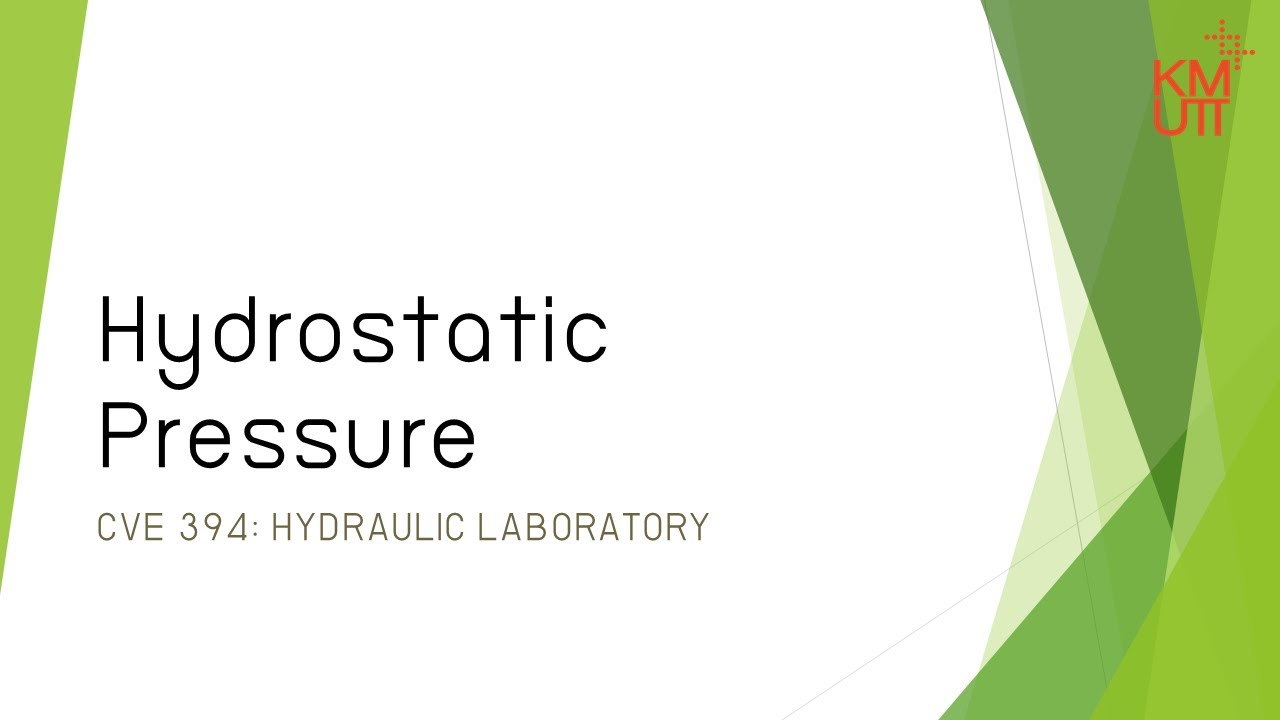 Lab 3 Hydrostatic pressure YouTube