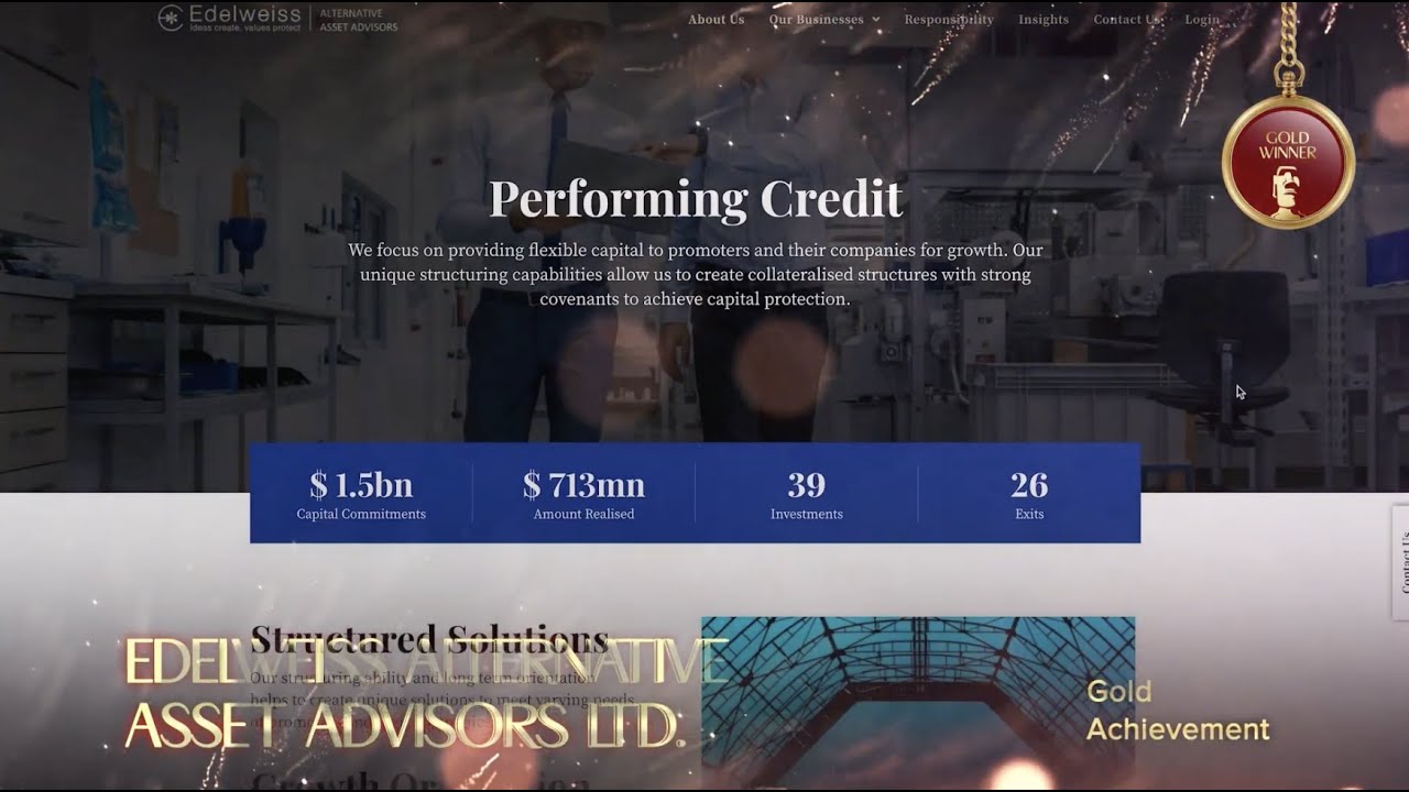 Edelweiss Alternative Asset Advisors Ltd. 2022 TITAN Business Awards