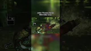 Joker Throwing Hands With Killer Croc