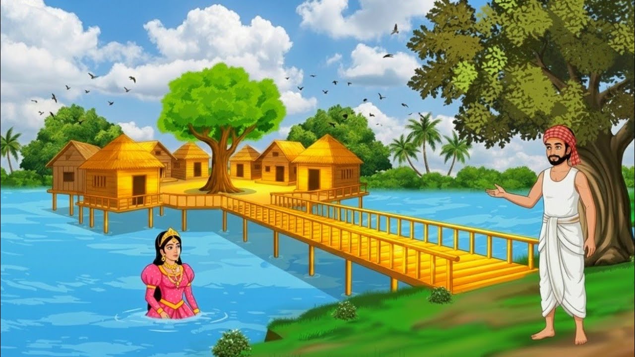 रहस्यमयी समुंद्र में बसा जादुई गाँव | Jadui Kahani | Moral Story | Cartoon Video | Hindi Kahani
