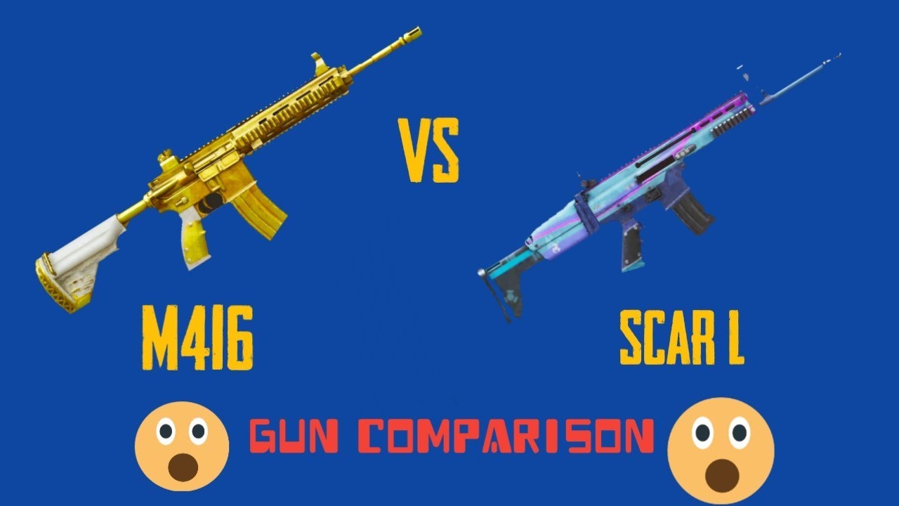 M416 Vs Scar L Gun Comparision Pubg Mobile Abrexo Gaming Youtube