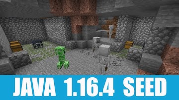 Minecraft Java 1.16.4 Seed: Double dungeon spawner stands between two acacia villages near spawn