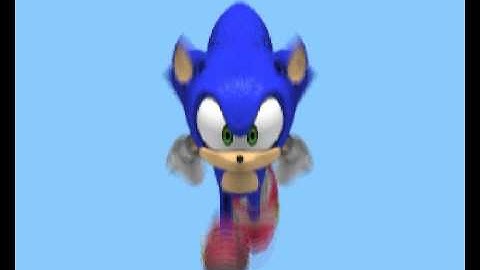 Custom Sonic Model Animation: Full Speed.