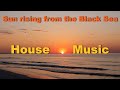 Sun rising from the Black Sea - Romania - to the rhythm of house music 2020