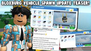 تشويقة لتحديث تطبيق استدعاء المركبات الجديد في BLOXBURG! screenshot 5