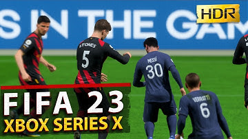 FIFA 23 HDR Gameplay - CPU vs CPU [Manchester City vs Paris Saint-Germain]