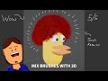 Draw Hair for 3D Characters (Grease Pencil Texture Brushes)