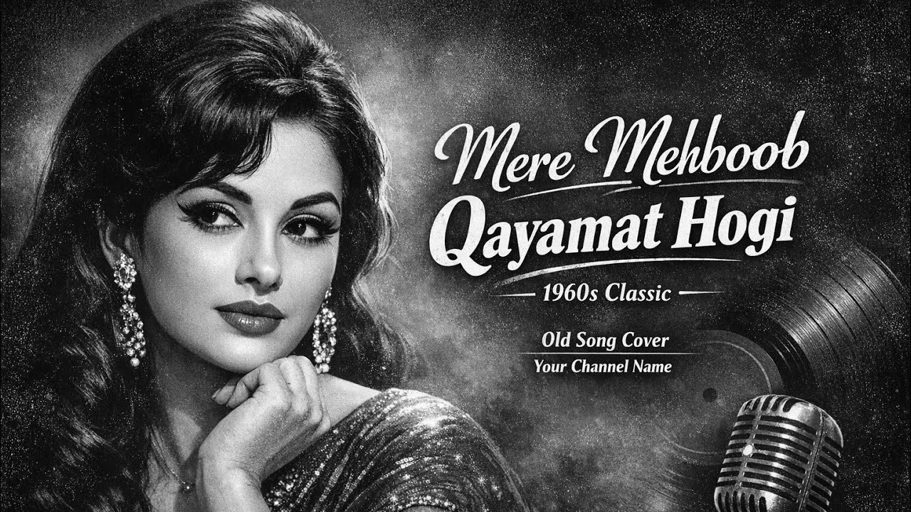 Mere Mehboob Qayamat Hogi | Old Hindi Romantic Song | Heart Touching 60s-70s Vibe Love Song 