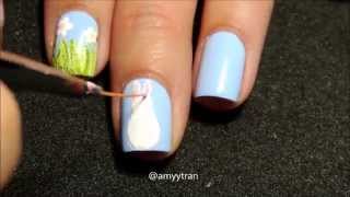 Nail Art Tutorial: Easter Bunny Nails