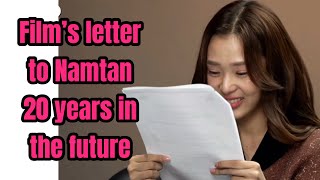 Film’s letter to Namtan 20 years in the future 🐼♥️ #namtafilm #filmrachanun #namtantipnaree #thaigl