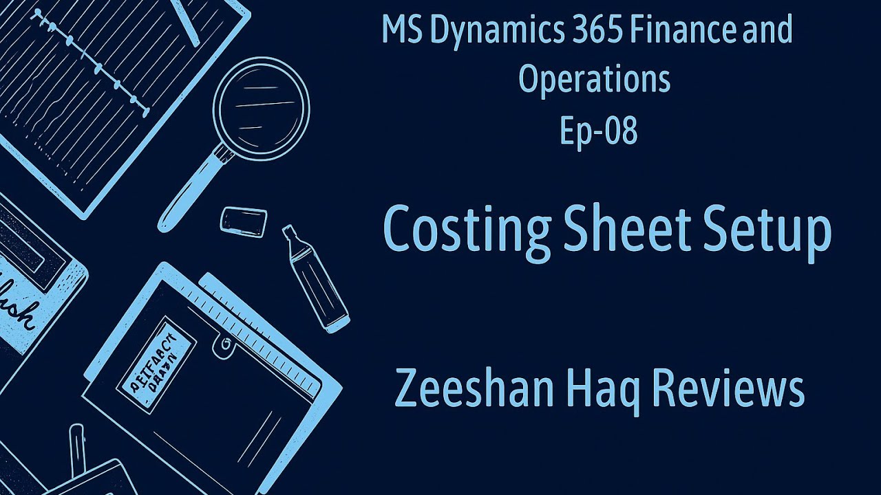 Costing Sheet Setup in MS Dynamics 365 Finance and Operations By ...