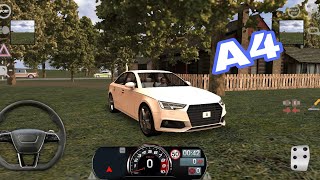 Audi A4 Unlocked & Rough Driving | Driving School Simulator | Android Gameplay screenshot 2