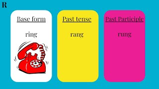 Irregular Verbs: Flashcards