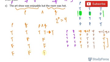 📚 How to find truth value from a written statement (Question 3, P ∧ Q)