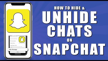 How to hide & unhide chats on snapchat (2024)
