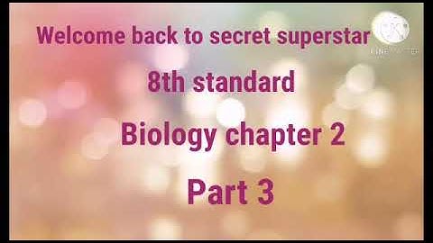 8th Biology chapter 2 cell clusters part 3 Interesting animations