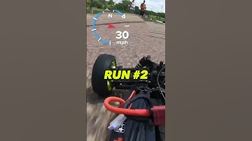 How fast is my rc car with a brushless motor upgrade? #car #rccar #speedrun