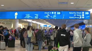 Hundreds of cancellations at OIA due to severe weather.