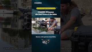 Environmental Struggle Behind Paris Olympics - CHASING UNDERWATER DRONE -