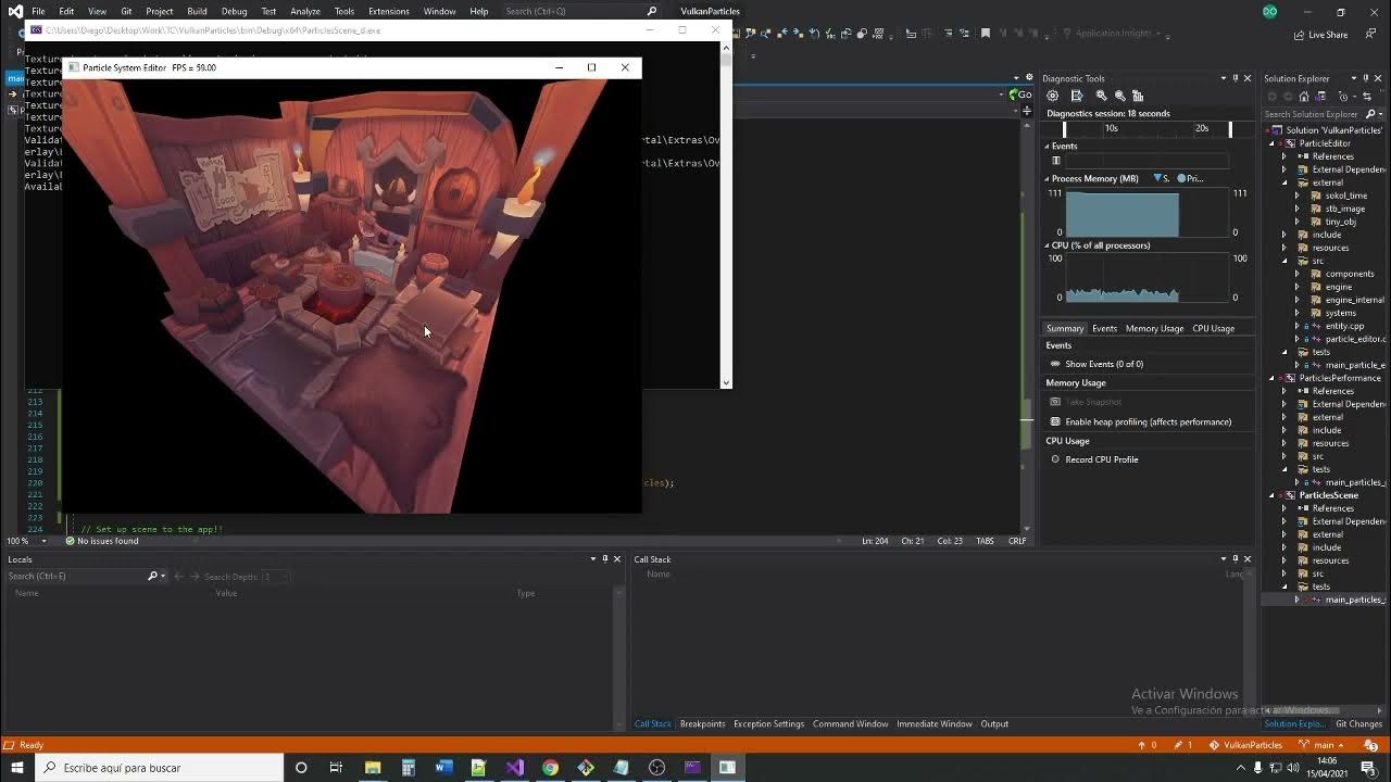 Particle System Editor v0.1 (Vulkan/C++) - YouTube