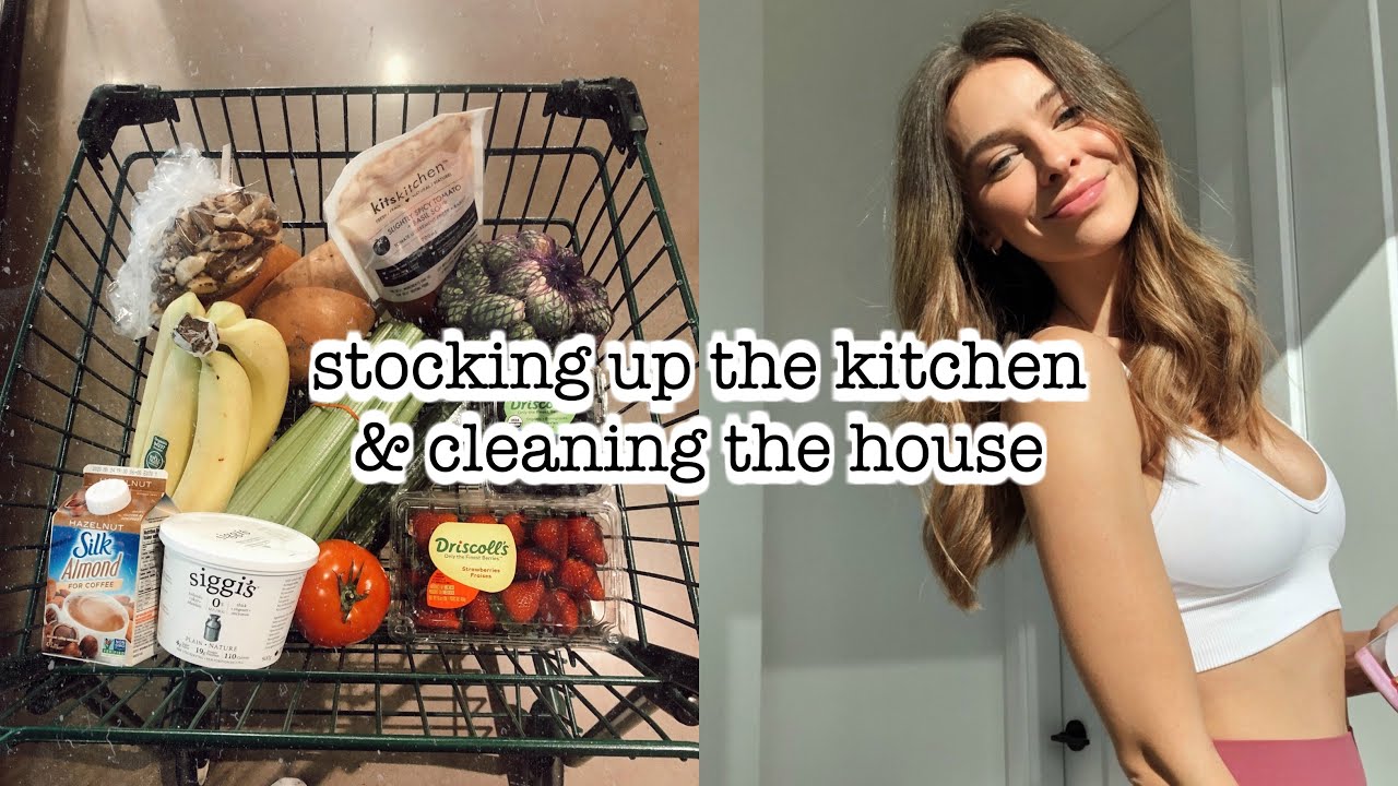 Self Quarantine Prep | Whole Foods Haul + Cleaning The House