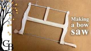 Bowsaw, turning saw, or coping saw? Either way, let's make one!