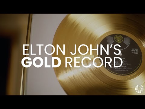 Elton John's first gold record | Touched By Gold
