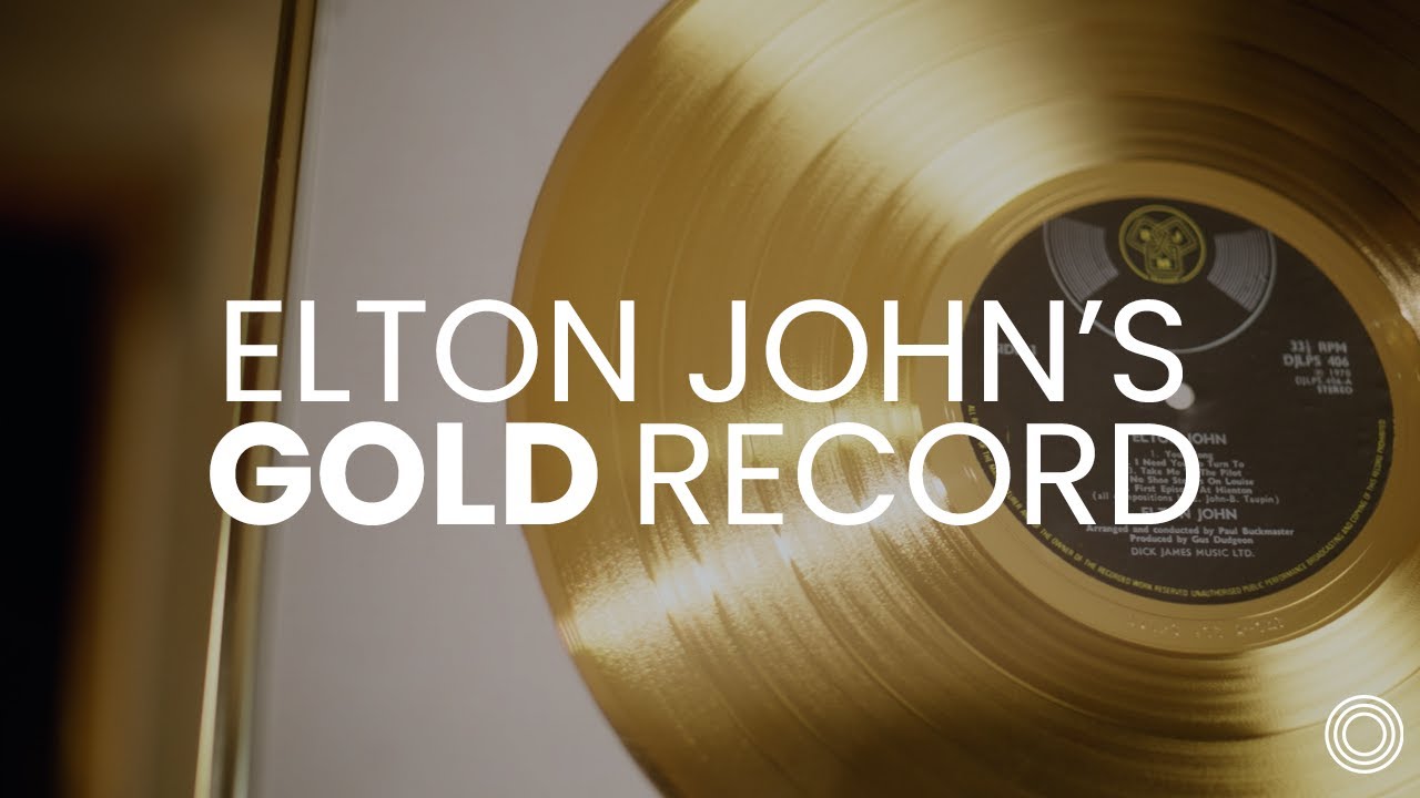 Elton John's first gold record | Touched By Gold