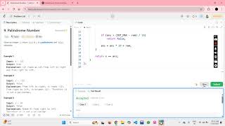 "Palindrome Number in C++ | Day 4 DSA Challenge 🔥 | LeetCode Easy"
