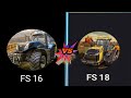 Fs 16 Vs Fs 18 Farming Simulator Gameplay Fs16 Vs Fs18 Multiplayer Timelapse