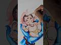 3-in-one Ganapathy painting😊✌️#shorts