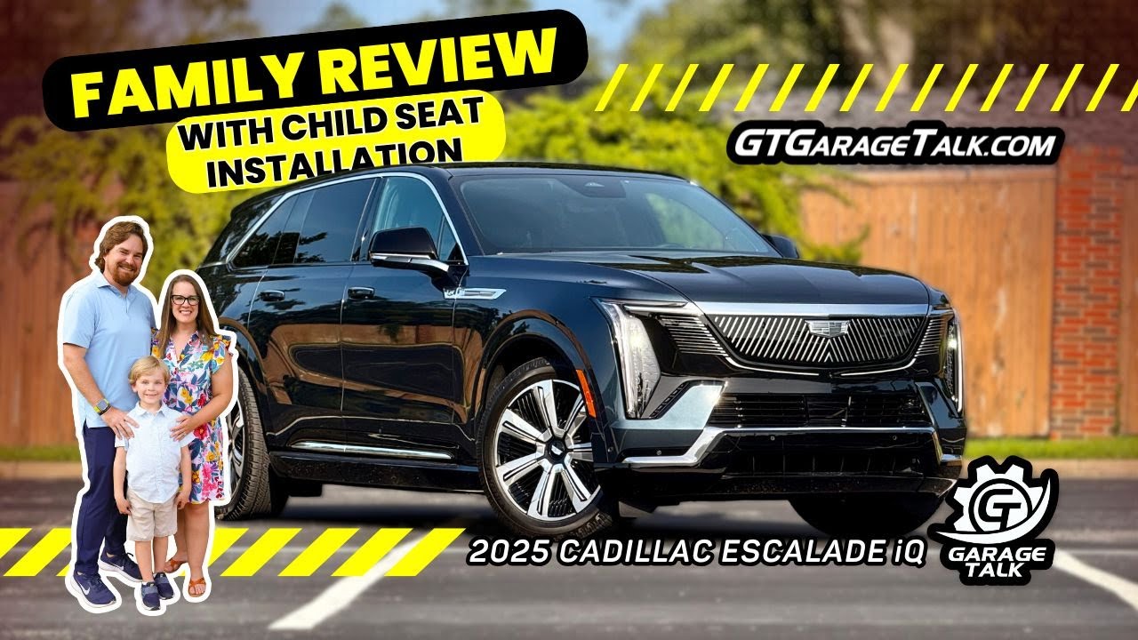 2025 Cadillac Escalade iQ // Family Review with Child Seat Installation
