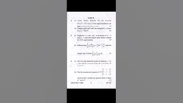 YMCA University Mathematics-l 📃 ques paper of B.tech(CSE) 1st sem | #shorts #ytshorts #viral
