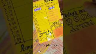 Cute Daily planner...🎀 | #shorts #diy #art #craft