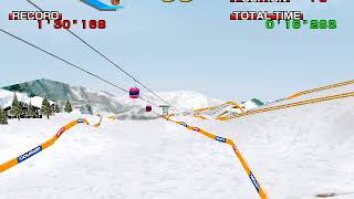 Alpine Racer Rev AR2 VerD - gameplay - video snap - MAME Rom alpinerd screenshot 3