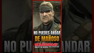 ¿Sabías que en Metal Gear Solid 4 no puedes pasarte de listo? 💀🎮 │ ByCrisZ Gaming #shorts